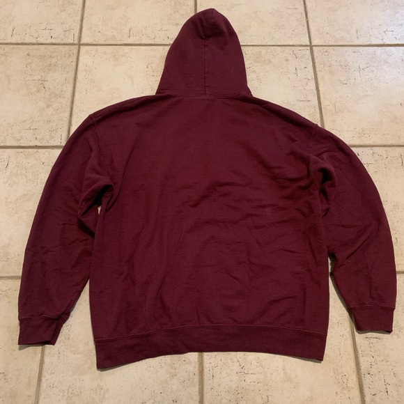 💜 Men's Gildan Riverdale RHS Football Heavy Blend Hoodie - Maroon - Size L - Picture 4 of 6